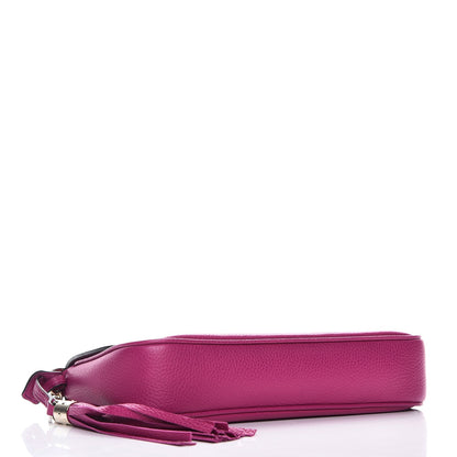 Gucci Cellarius Calfskin Medium Soho Flap Crossbody Bright Bouganville 4 of 7