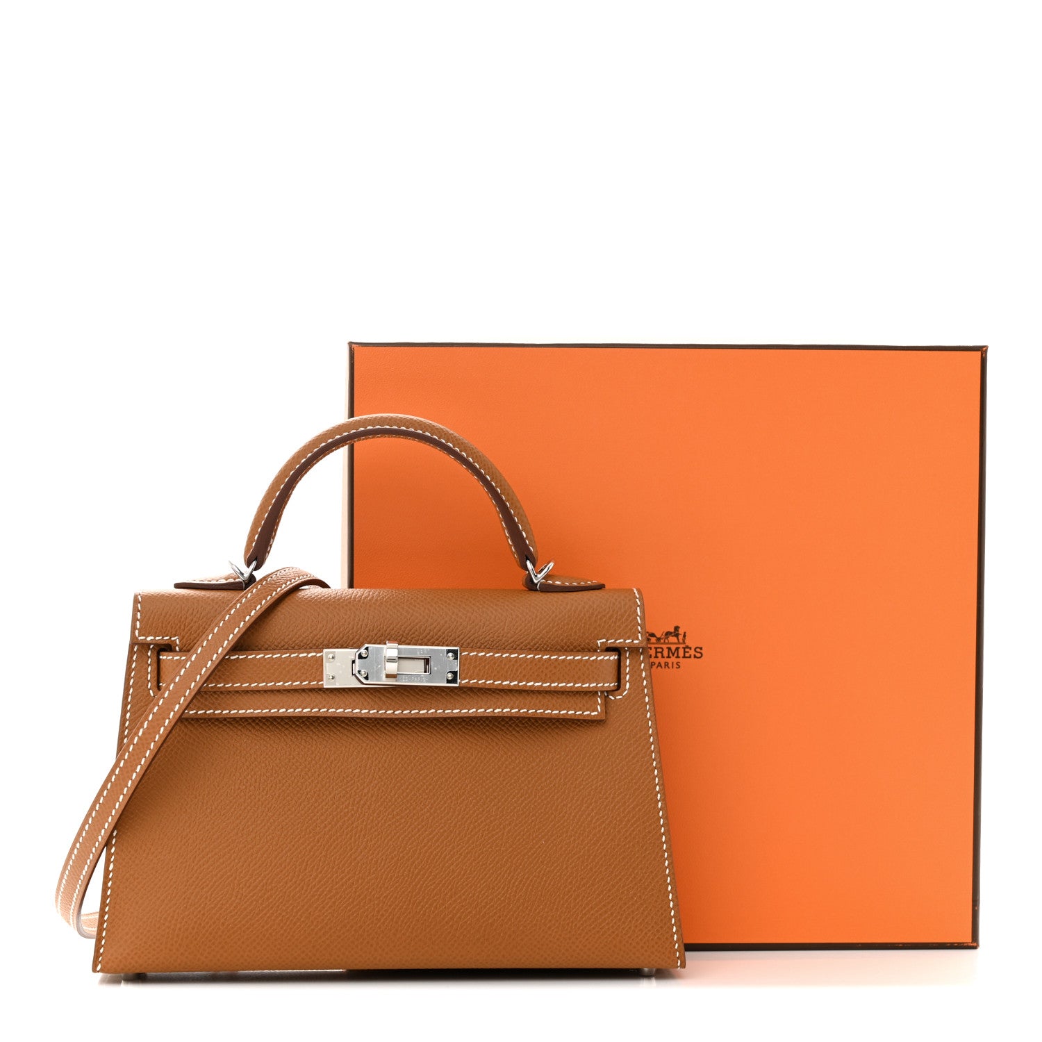 Hermes Epsom Mini Kelly Sellier 20 Gold 12 of 12
