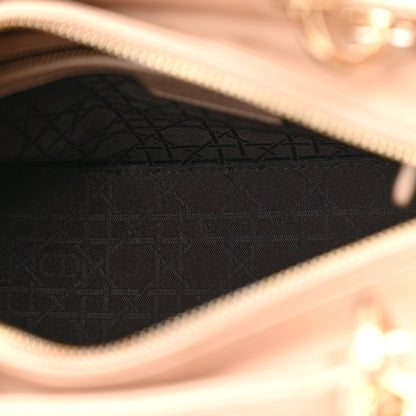 Christian Dior Lambskin Cannage Medium Lady Dior Rose Poudre 5 of 11