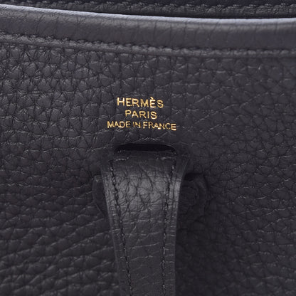 Hermes Taurillon Clemence Evelyne TPM Black 7 of 11