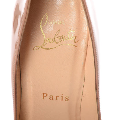 Christian Louboutin Patent Pigalle 100 Pumps 34 Nude 11 of 14