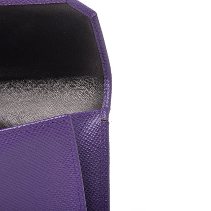 Prada Saffiano Lux Flap Clutch Viola 14 of 14