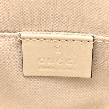 Gucci Boarded Plutone Calfskin Mini Horsebit 1955 Top Handle Bag Mystic White 6 of 13