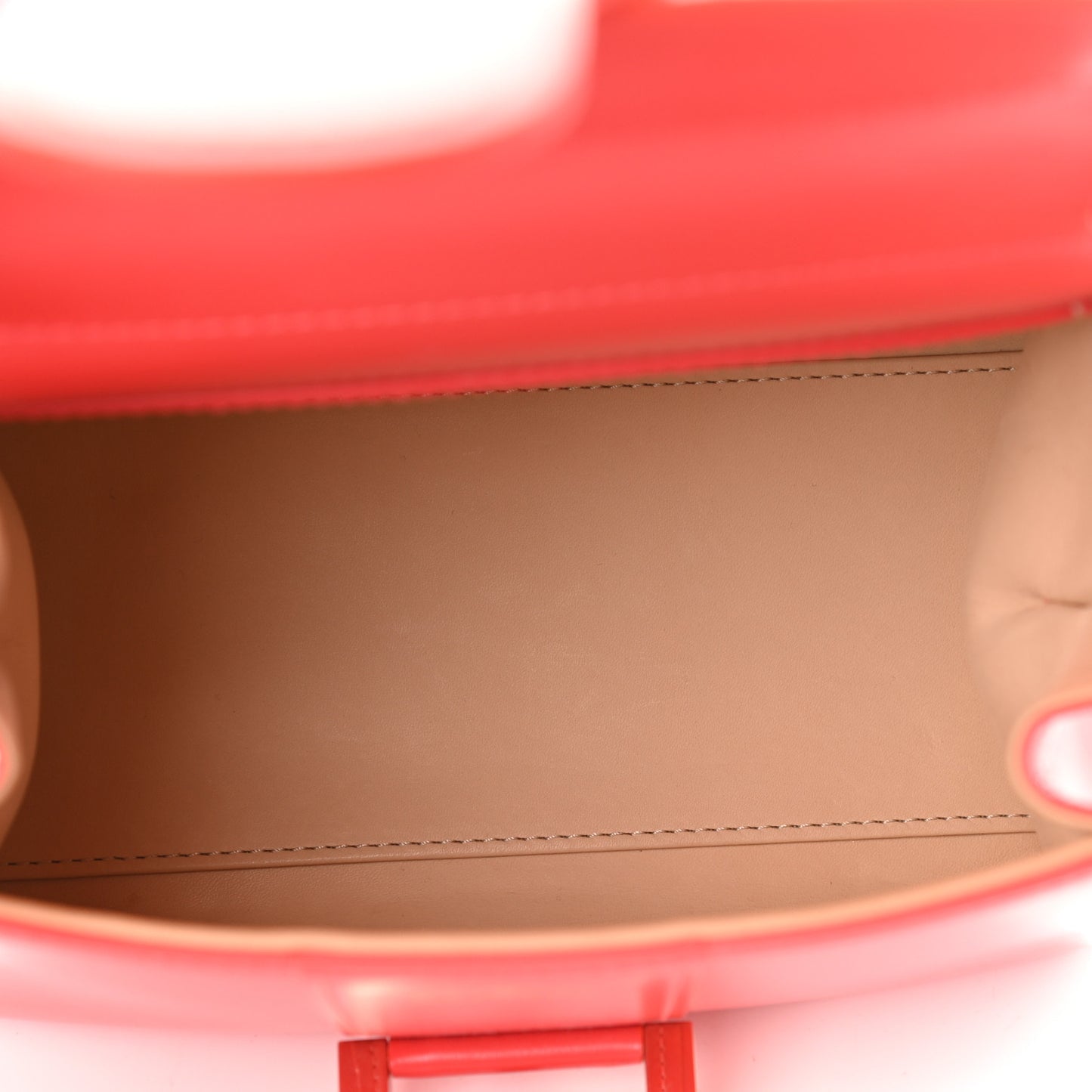 Box Calfskin Mini Brillant Satchel Coral
