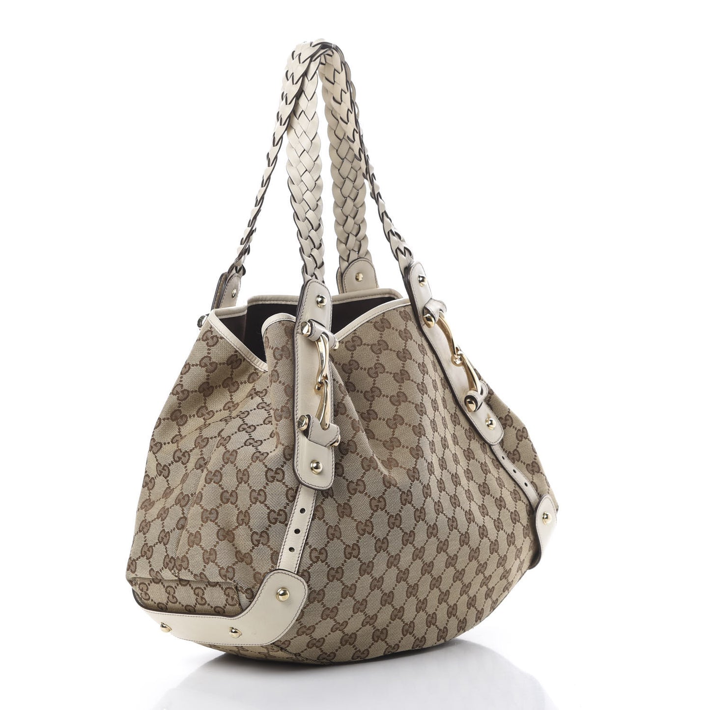 Monogram Medium Pelham Shoulder Bag Off White
