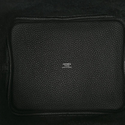Hermes Taurillon Clemence Picotin Lock 22 MM Black 5 of 14