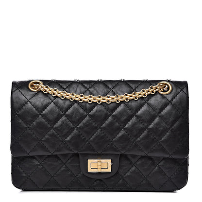 Chanel Aged Calfskin Quilted 2.55 Reissue 225 Flap Black 1 of 13