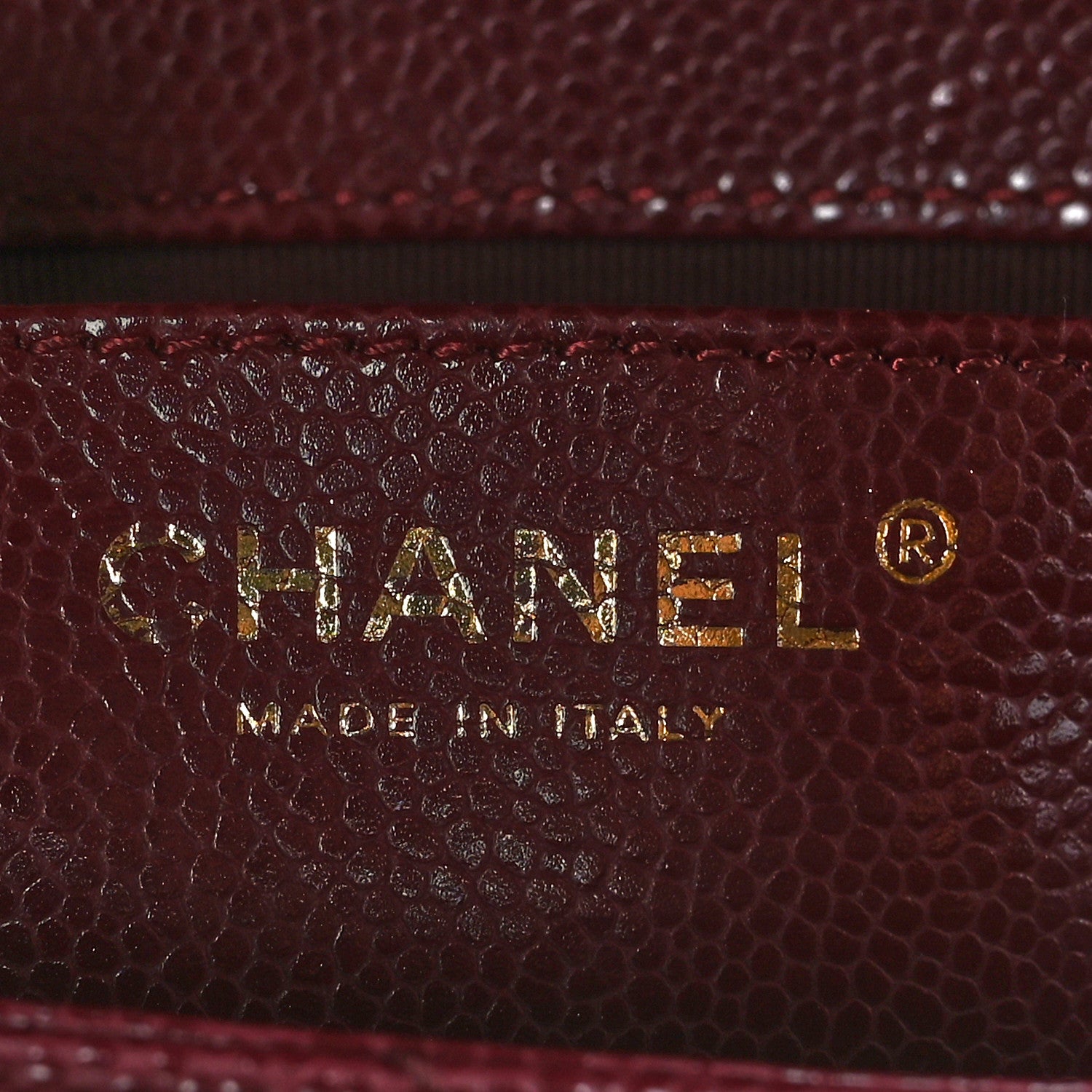 Chanel Caviar Quilted Small Messenger Flap Burgundy 6 of 9