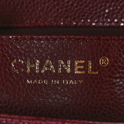 Chanel Caviar Quilted Small Messenger Flap Burgundy 6 of 9