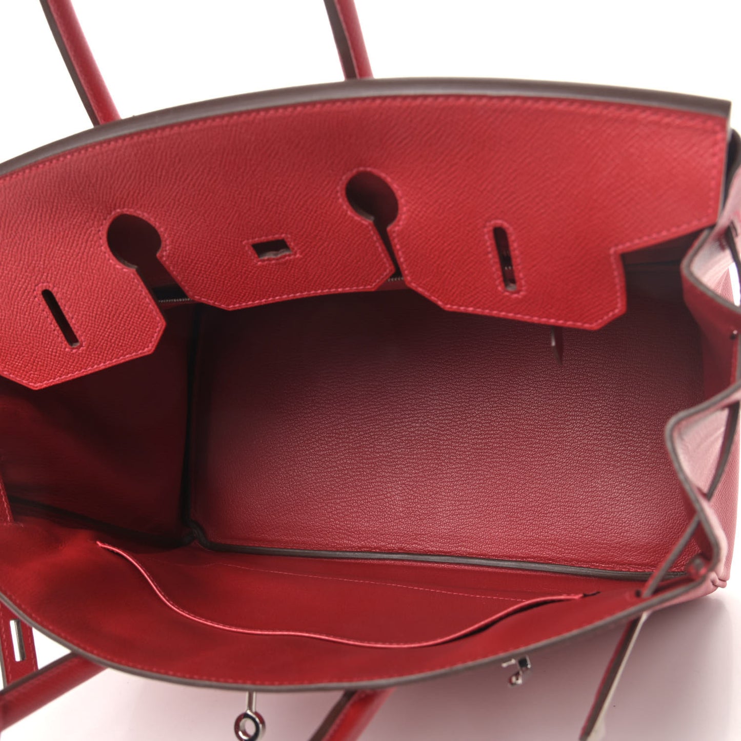 Epsom Birkin 35 Rouge Casaque