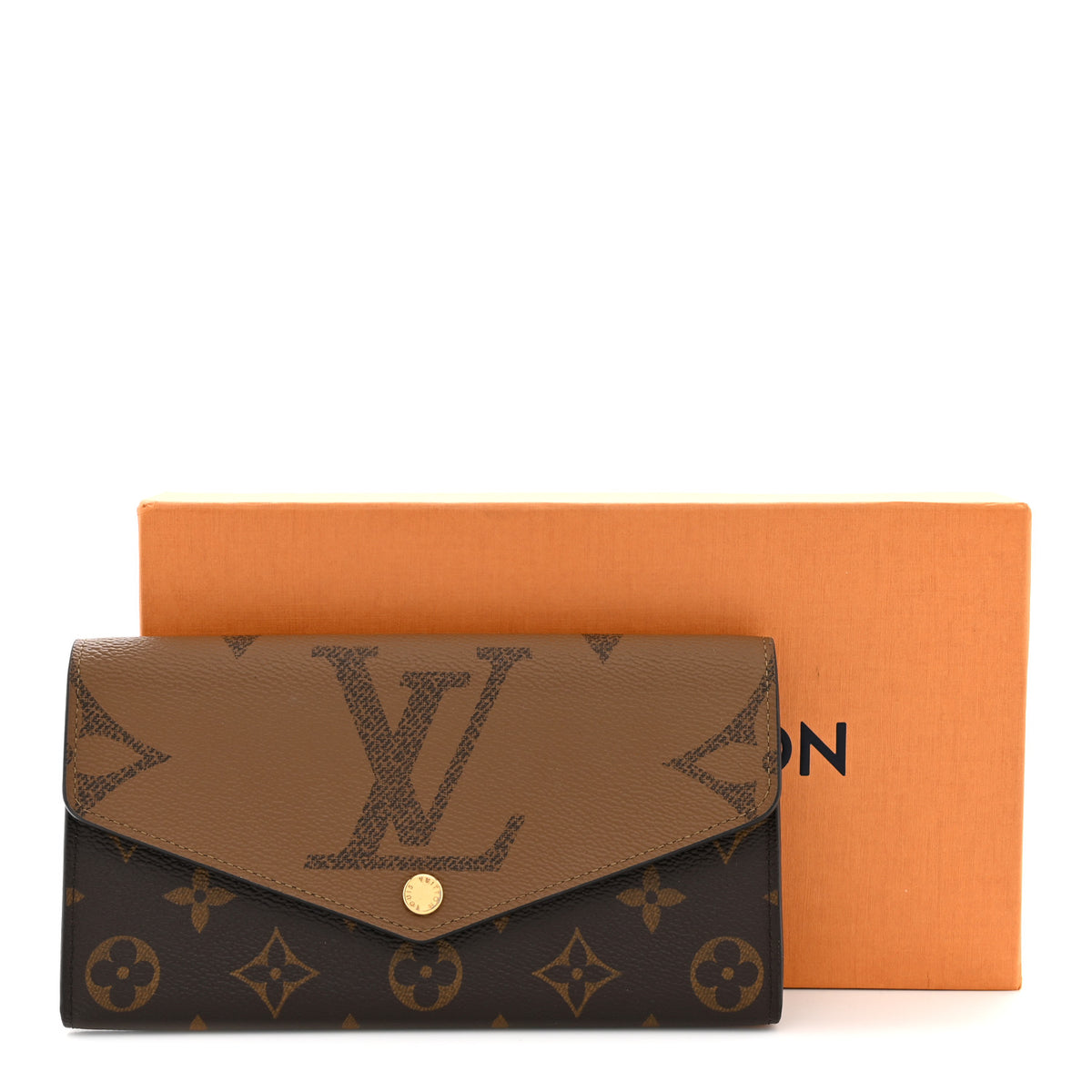 Louis Vuitton Reverse Monogram Giant Sarah Wallet 7 of 7