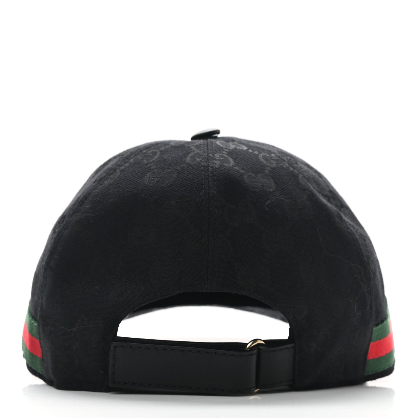 Monogram Web Baseball Hat S Black
