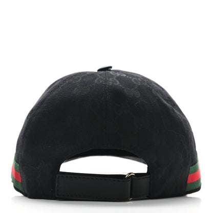Gucci Monogram Web Baseball Hat S Black 5 of 8