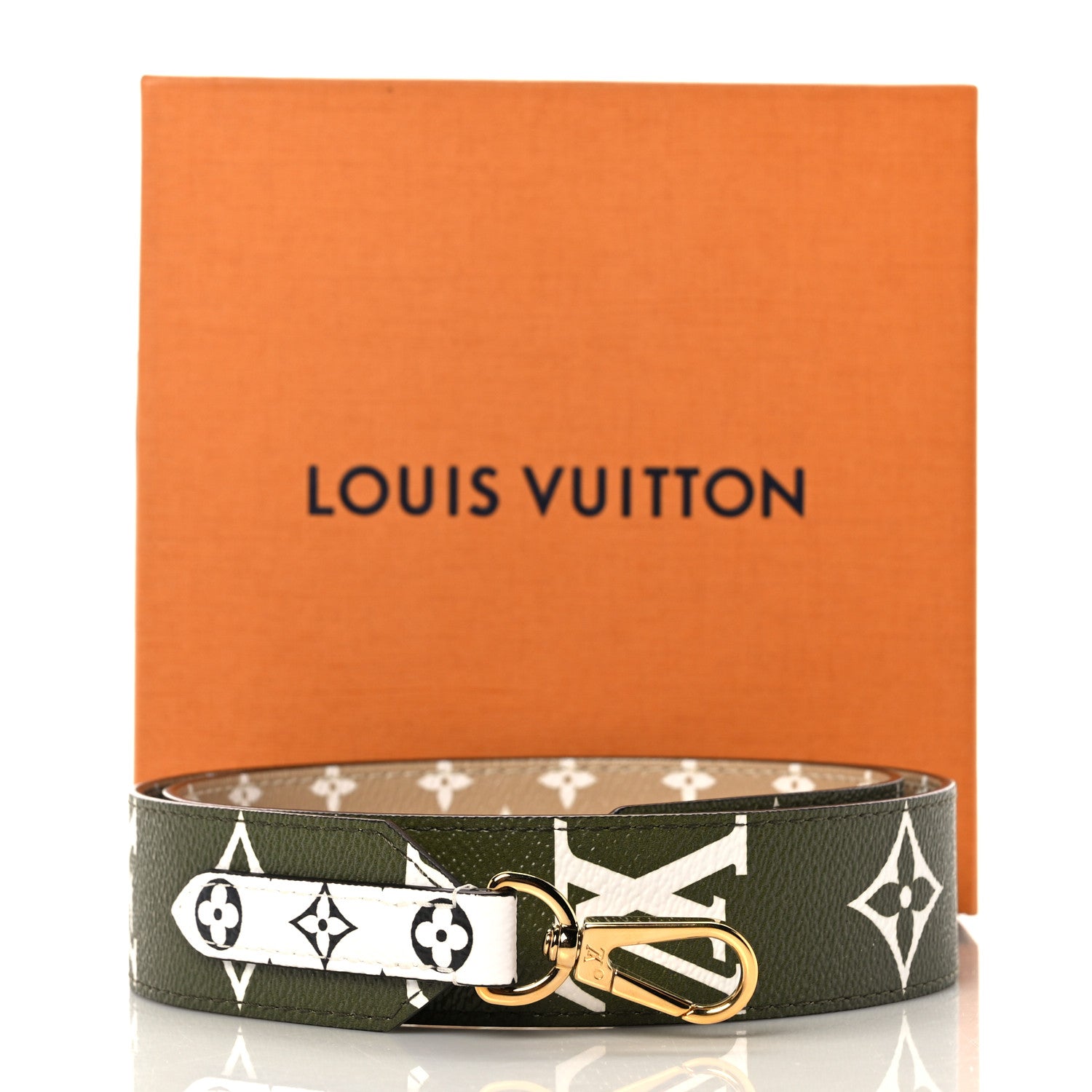 Louis Vuitton Monogram Giant Bandouliere Shoulder Strap Kaki 4 of 4