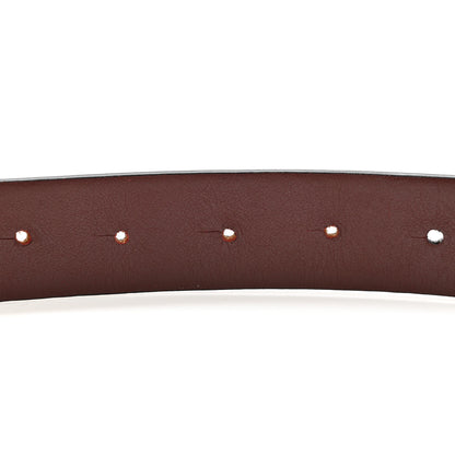 Chanel Calfskin CC Reversible Belt 85 34 Black Burgundy 3 of 6