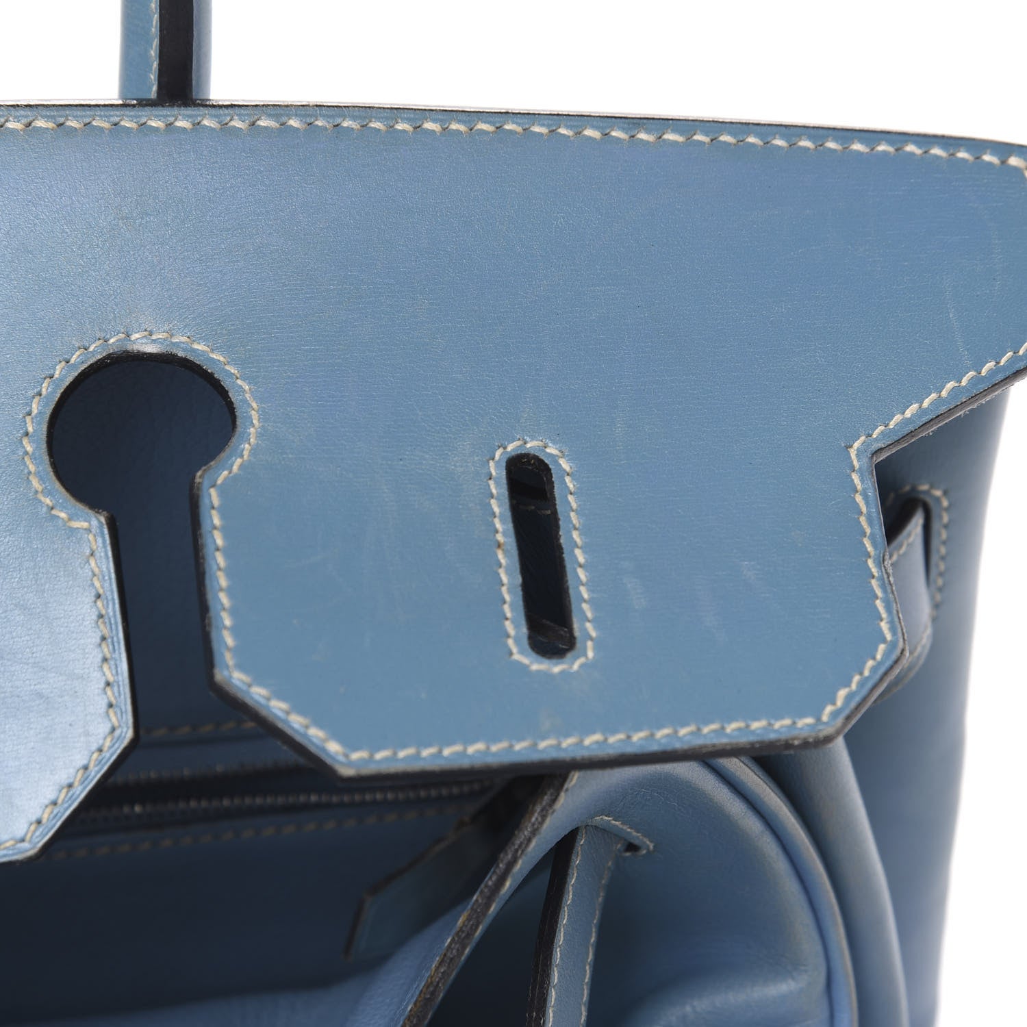 Hermes Box Birkin 35 Blue Jean 18 of 26