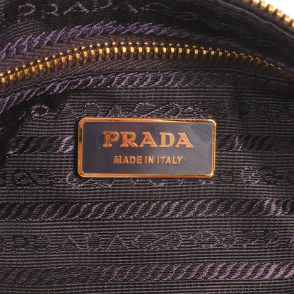 Prada Suede Box Shoulder Bag Viola 5 of 8