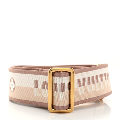 Louis Vuitton Jacquard Speedy Bandouliere 20 Shoulder Strap Beige 2 of 5