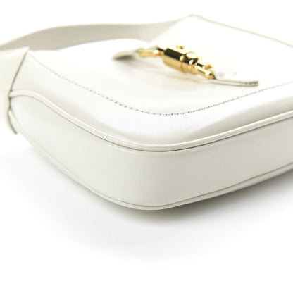 Gucci Boarded Dyana Lux Calfskin Mini Jackie 1961 Hobo Mystic White 6 of 10