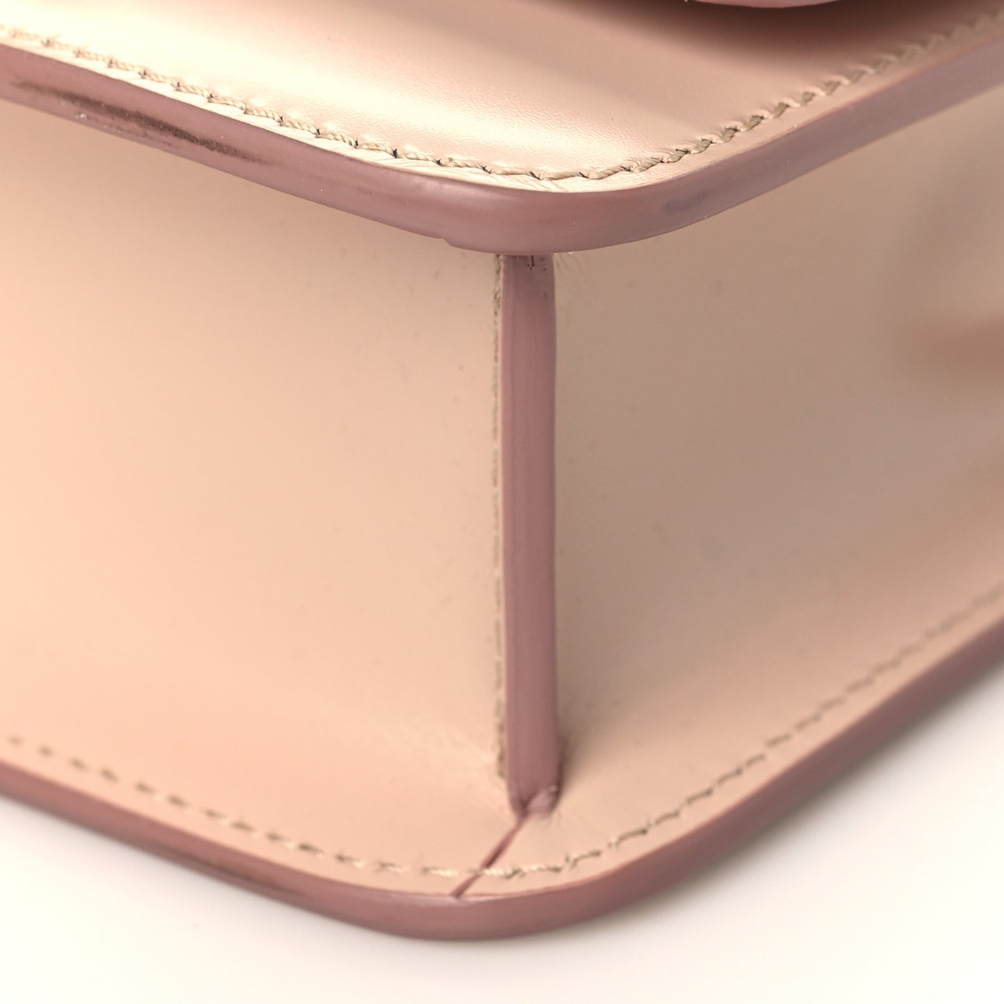 Calfskin Mini TB Bag Rose Beige