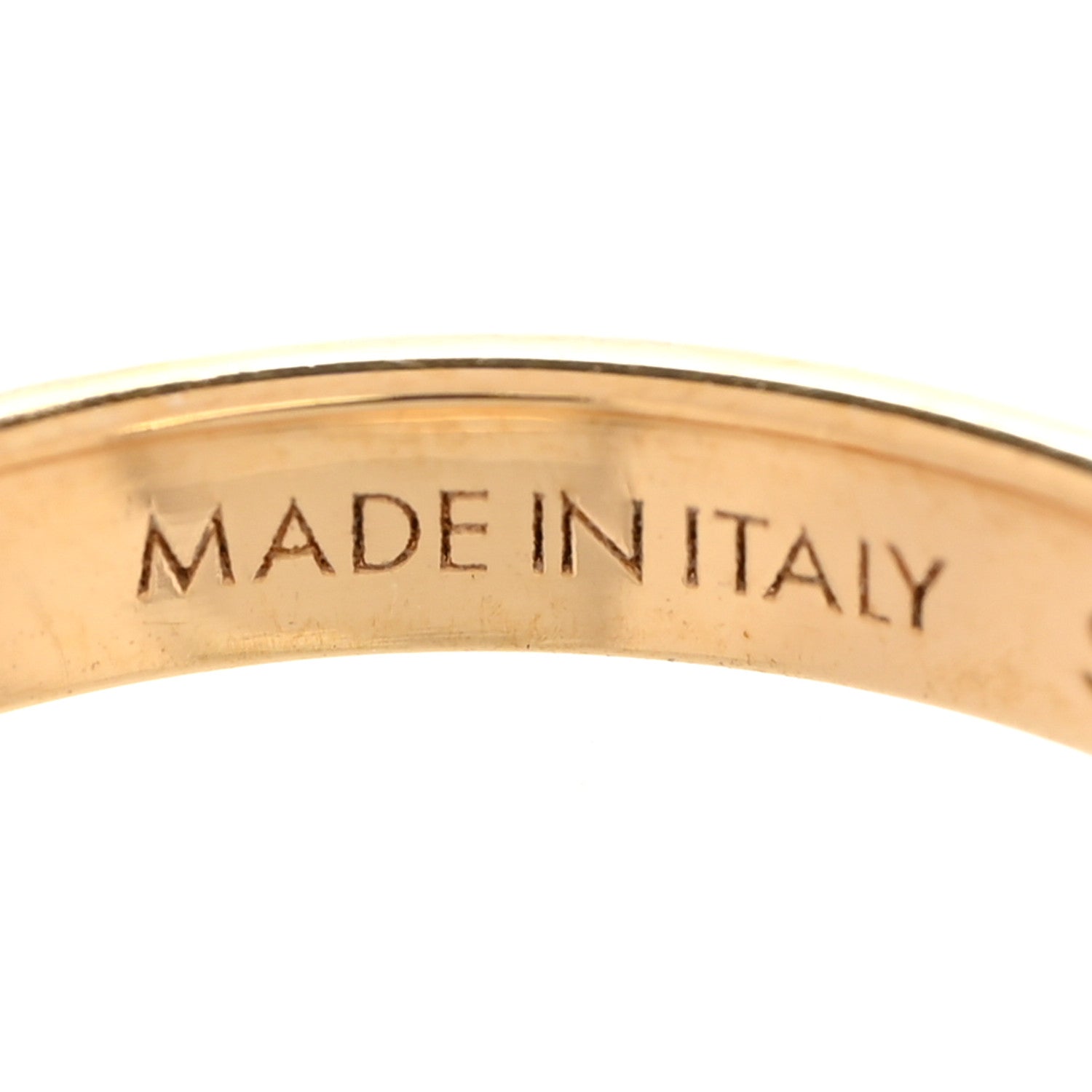 Louis Vuitton Louisette Signature Ring 49 5 Gold 5 of 6