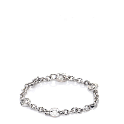 Bulgari 18K White Gold Link Bracelet 1 of 7