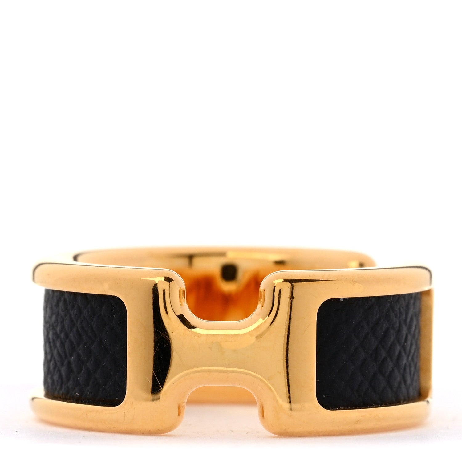 Hermes Madame Calfskin Olympe Ring M Black 1 of 4