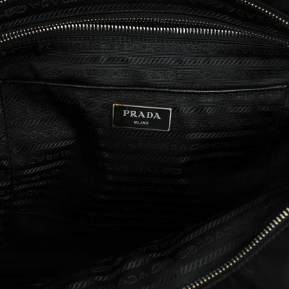 Prada Saffiano Tessuto Nylon Tote Nero Black 6 of 8