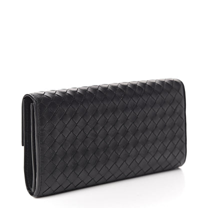 Bottega Veneta Nappa Intrecciato Continental Wallet Black 3 of 9