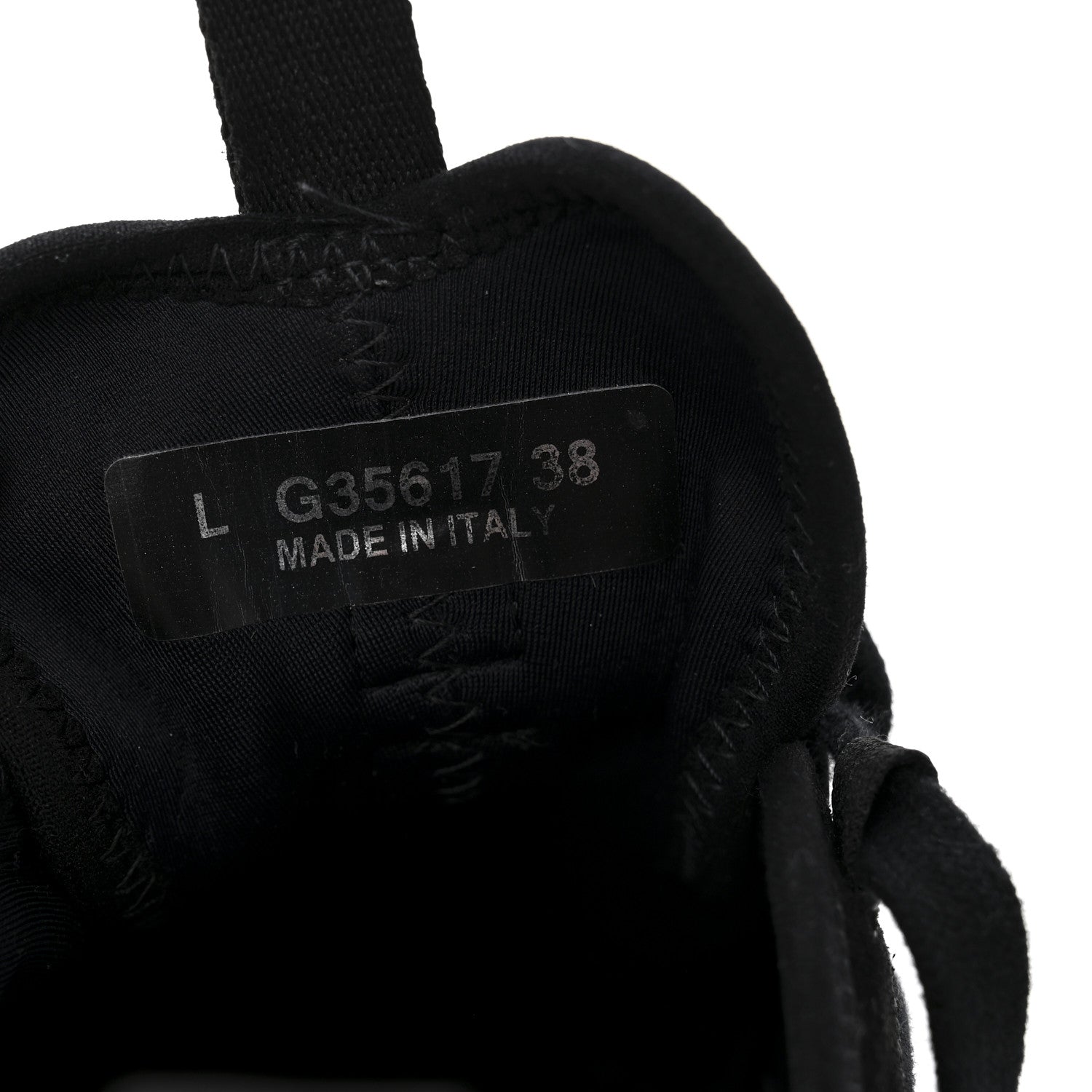 Chanel Velvet Calfskin Mixed Fibers CC Sneakers 38 Black 8 of 8