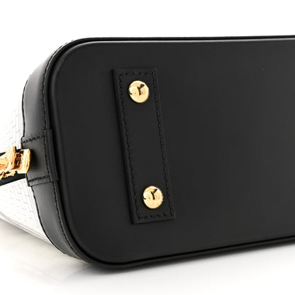 Louis Vuitton X FORNASETTI Calfskin Architettura Alma BB Black White 8 of 10
