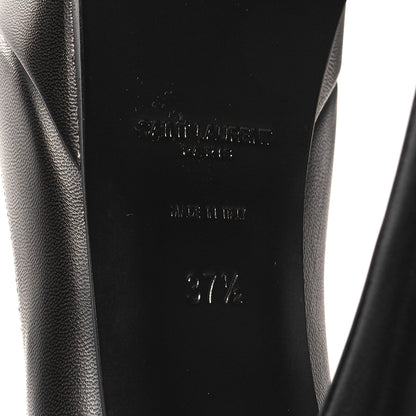 Saint Laurent Calfskin Tripon Tribute 105 Pumps 37.5 Black 8 of 9