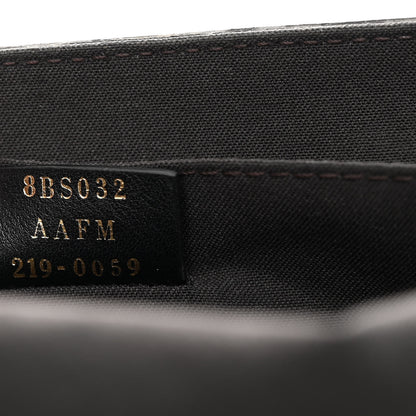 Fendi Vitello Soft F is Fendi Bi-Color FF 1974 Embossed Envelope Wallet On Chain with Pouches Maya Black 8 of 12
