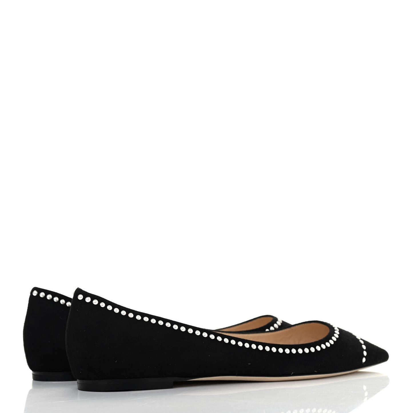 Suede Romy Flats 39.5 Black