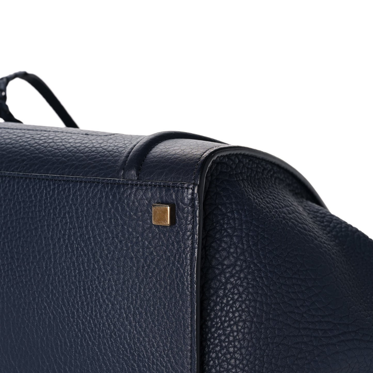 Bullhide Calfskin Medium Phantom Luggage Navy Blue