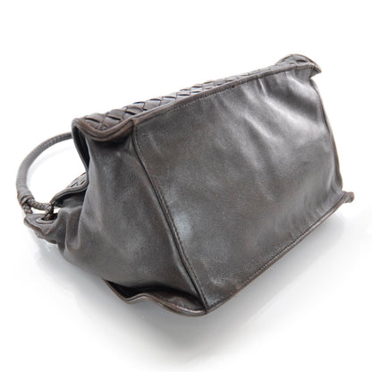 Bottega Veneta Nappa Intrecciato Shoulder Bag Ebano 4 of 8