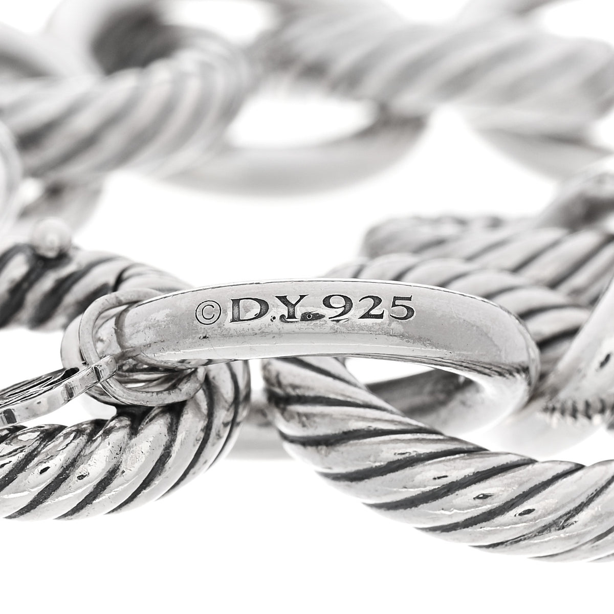 Sterling Silver 17mm Large Oval Link Bracelet