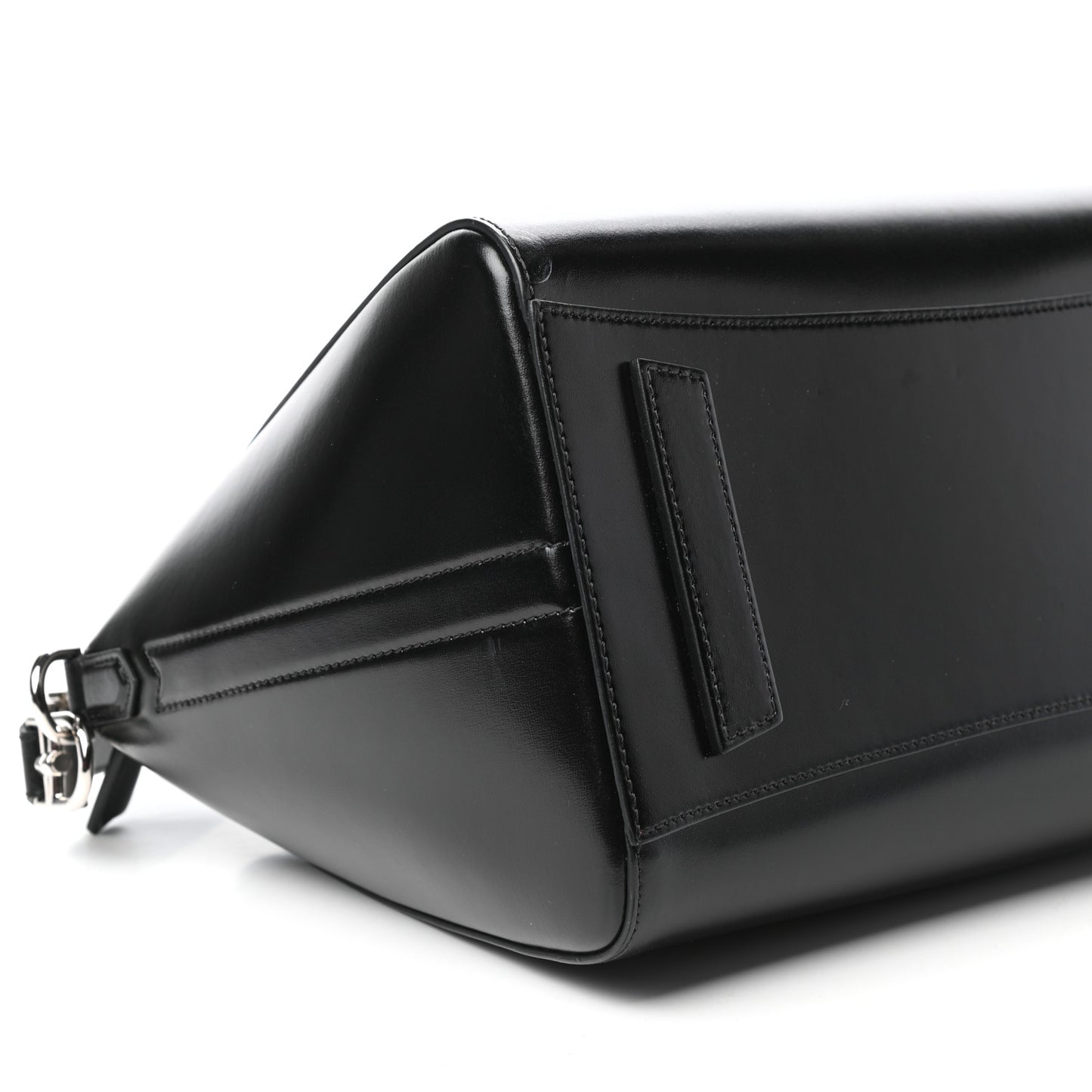 Shiny Lord Calfskin Medium Antigona Black