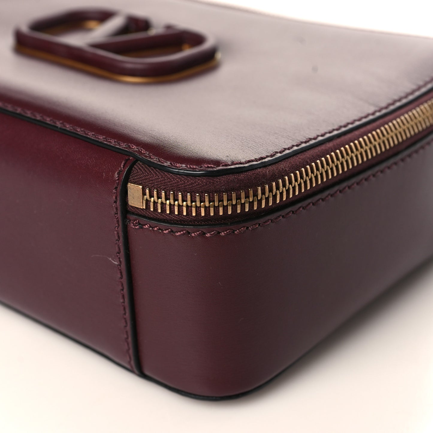 Smooth Calfskin VSling Crossbody Bag Rubin