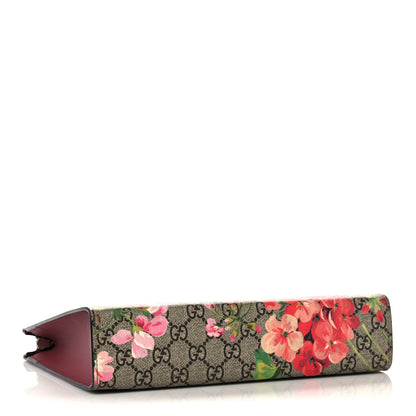 Gucci GG Supreme Monogram Blooms Large Cosmetic Case Beige Multicolor Dry Rose 4 of 10