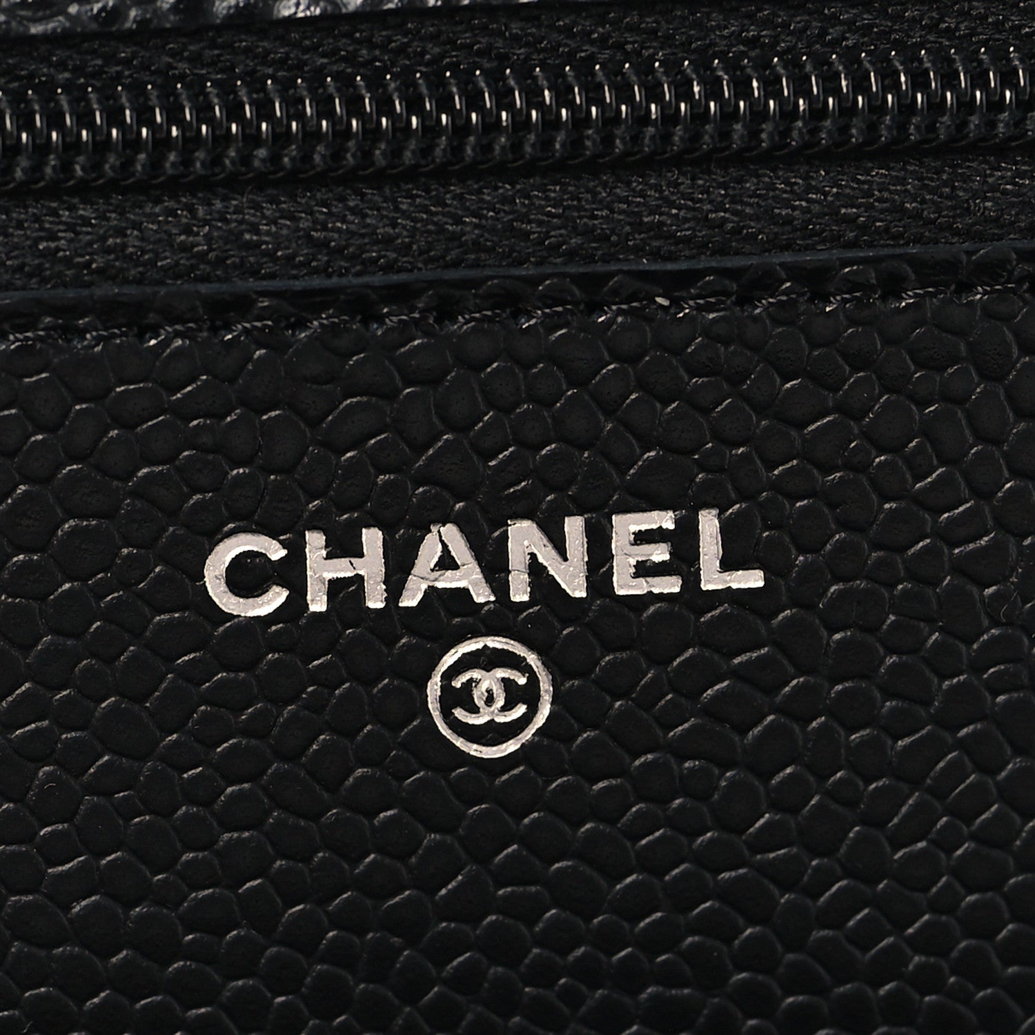 Chanel Caviar Quilted CC Turnlock Wallet On Chain WOC Black 6 of 11