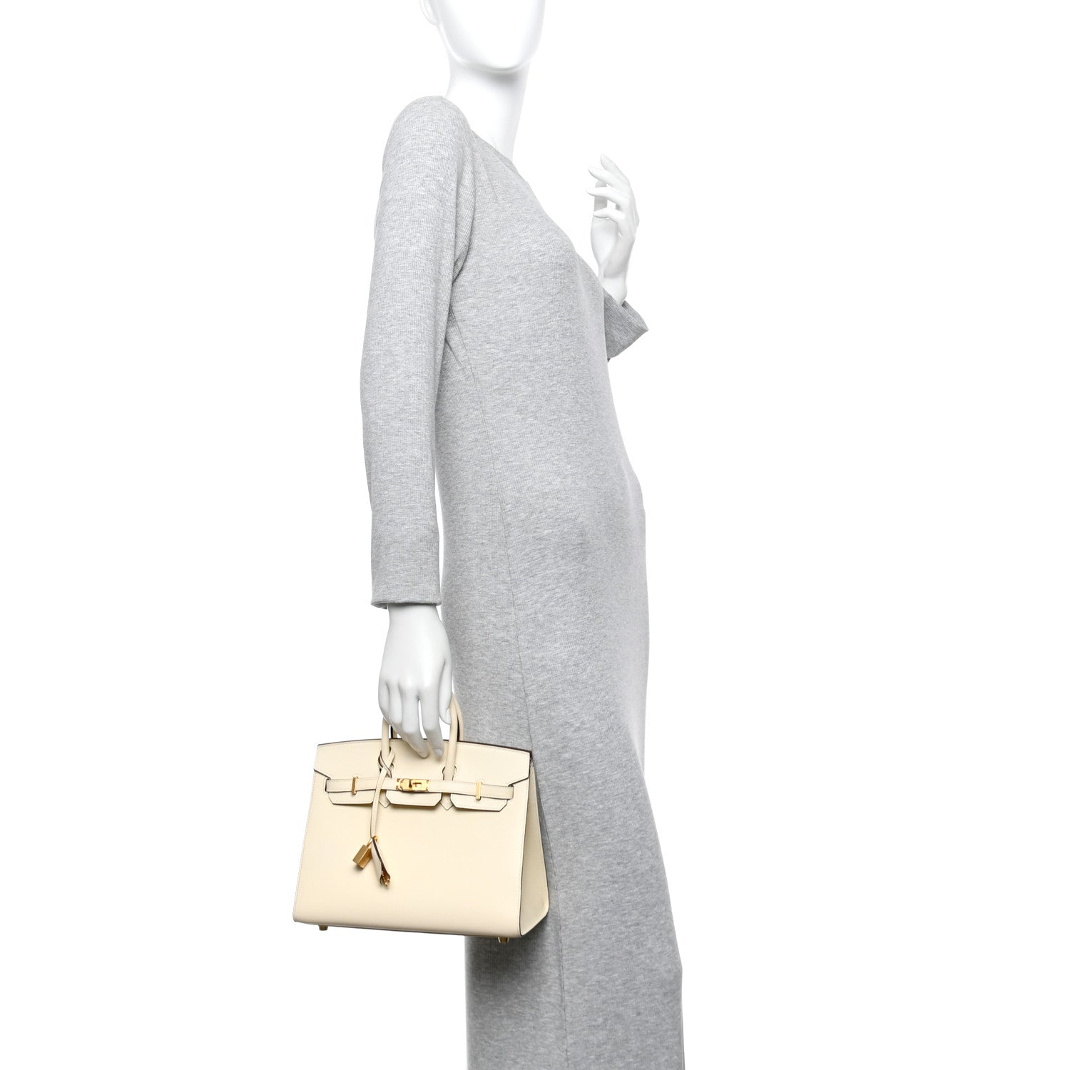 Hermes Epsom Birkin Sellier 25 Nata 2 of 11