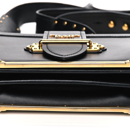 Prada City Calfskin Saffiano Cahier Bag Black 8 of 8