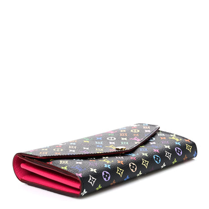 Louis Vuitton Monogram Multicolor Sarah Wallet NM Black Grenade 4 of 6