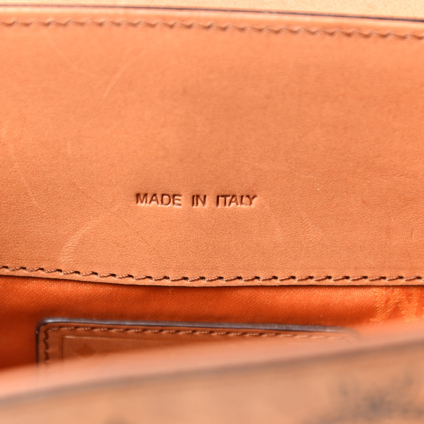 Visetos Mini Heritage Top Handle Satchel Cognac