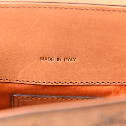 MCM Visetos Mini Heritage Top Handle Satchel Cognac 6 of 10
