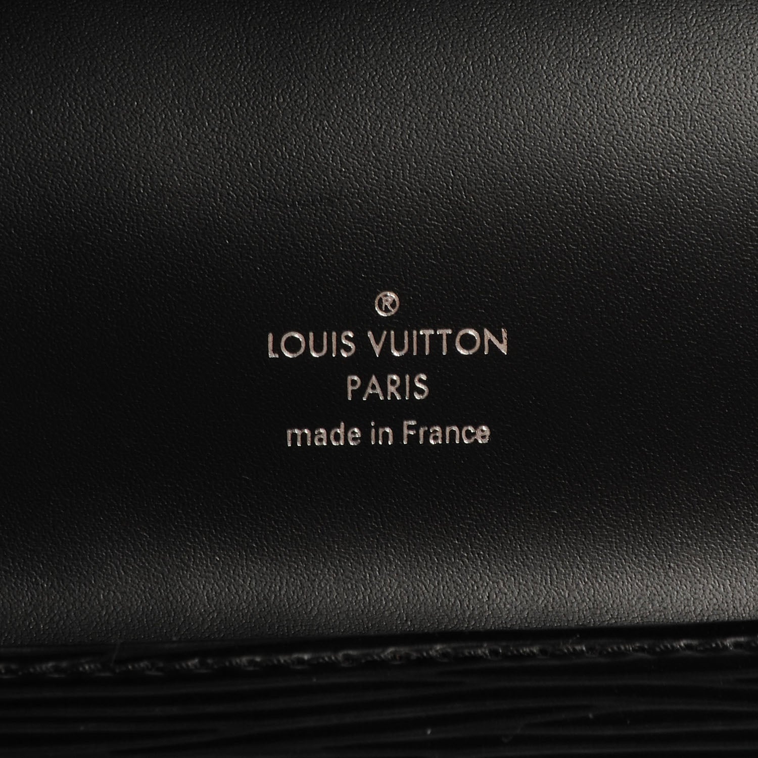 Louis Vuitton Epi Sevigne Clutch Black 6 of 8