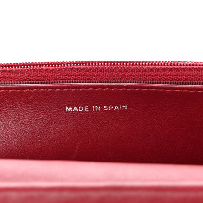Chanel Patent Quilted Wallet On Chain WOC Red 7 of 21