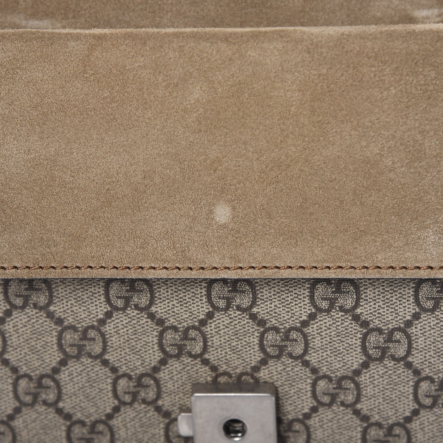GG Supreme Monogram Mini Dionysus Shoulder Bag Taupe