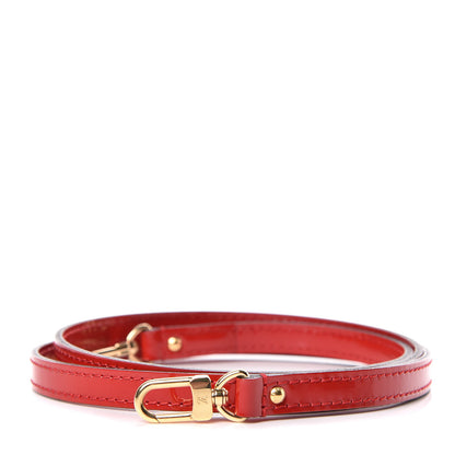 Louis Vuitton Patent 12mm Shoulder Strap Pomme D'Amour 1 of 3